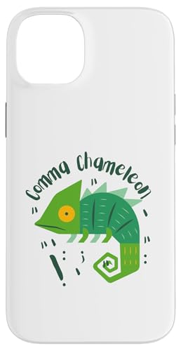 Comma Chamäleon | Lustiges Grammatik-Satzzeichen Wortspiel Hülle für iPhone 14 Plus Comma Chamäleon | Lustiges Grammatik-Satzzeichen Wortspiel Hülle für iPhone 14 Plus von The Mildly Legendary & Half-Decent Co.