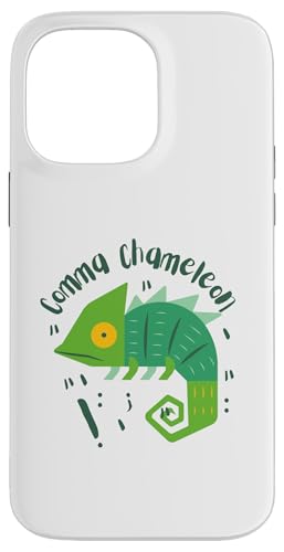 Comma Chamäleon | Lustiges Grammatik-Satzzeichen Wortspiel Hülle für iPhone 14 Pro Max Comma Chamäleon | Lustiges Grammatik-Satzzeichen Wortspiel Hülle für iPhone 14 Pro Max von The Mildly Legendary & Half-Decent Co.