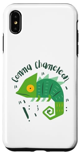 Comma Chamäleon | Lustiges Grammatik-Satzzeichen Wortspiel Hülle für iPhone XS Max Comma Chamäleon | Lustiges Grammatik-Satzzeichen Wortspiel Hülle für iPhone XS Max von The Mildly Legendary & Half-Decent Co.