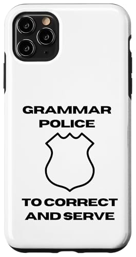 Grammar Police | Satzzeichen Durchsetzung I Korrigieren & Servieren Hülle für iPhone 11 Pro Max Grammar Police | Satzzeichen Durchsetzung I Korrigieren & Servieren Hülle für iPhone 11 Pro Max von The Mildly Legendary & Half-Decent Co.