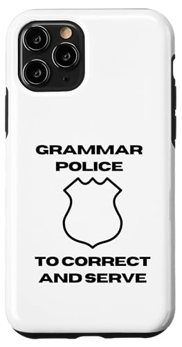 Grammar Police | Satzzeichen Durchsetzung I Korrigieren & Servieren Hülle für iPhone 11 Pro Grammar Police | Satzzeichen Durchsetzung I Korrigieren & Servieren Hülle für iPhone 11 Pro von The Mildly Legendary & Half-Decent Co.