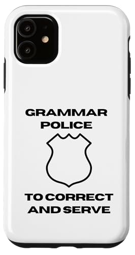 Grammar Police | Satzzeichen Durchsetzung I Korrigieren & Servieren Hülle für iPhone 11 Grammar Police | Satzzeichen Durchsetzung I Korrigieren & Servieren Hülle für iPhone 11 von The Mildly Legendary & Half-Decent Co.