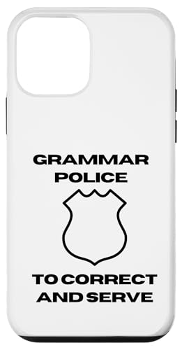 Grammar Police | Satzzeichen Durchsetzung I Korrigieren & Servieren Hülle für iPhone 12 mini von The Mildly Legendary & Half-Decent Co.