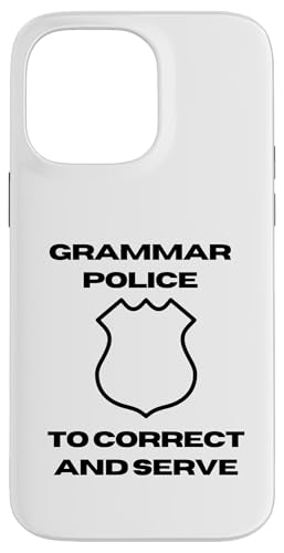 Grammar Police | Satzzeichen Durchsetzung I Korrigieren & Servieren Hülle für iPhone 14 Pro Max Grammar Police | Satzzeichen Durchsetzung I Korrigieren & Servieren Hülle für iPhone 14 Pro Max von The Mildly Legendary & Half-Decent Co.