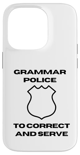 Grammar Police | Satzzeichen Durchsetzung I Korrigieren & Servieren Hülle für iPhone 14 Pro Grammar Police | Satzzeichen Durchsetzung I Korrigieren & Servieren Hülle für iPhone 14 Pro von The Mildly Legendary & Half-Decent Co.