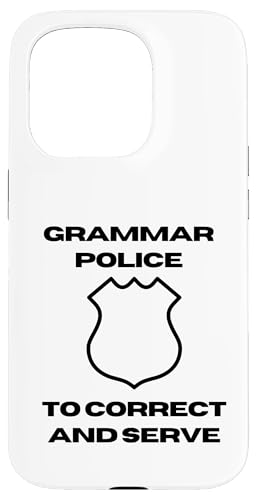 Grammar Police | Satzzeichen Durchsetzung I Korrigieren & Servieren Hülle für iPhone 15 Pro Grammar Police | Satzzeichen Durchsetzung I Korrigieren & Servieren Hülle für iPhone 15 Pro von The Mildly Legendary & Half-Decent Co.