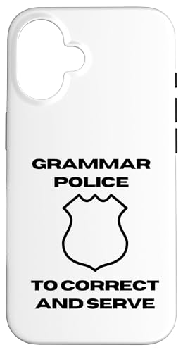 Grammar Police | Satzzeichen Durchsetzung I Korrigieren & Servieren Hülle für iPhone 16 Grammar Police | Satzzeichen Durchsetzung I Korrigieren & Servieren Hülle für iPhone 16 von The Mildly Legendary & Half-Decent Co.