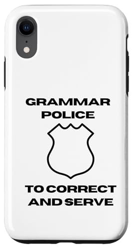 Grammar Police | Satzzeichen Durchsetzung I Korrigieren & Servieren Hülle für iPhone XR Grammar Police | Satzzeichen Durchsetzung I Korrigieren & Servieren Hülle für iPhone XR von The Mildly Legendary & Half-Decent Co.
