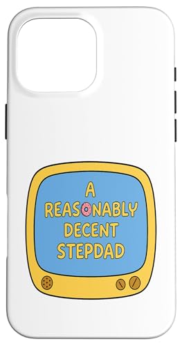 Reasonably Decent Stepdad - Funny Bonus Dad Humor Design Hülle für iPhone 16 Pro Max von The Mildly Legendary & Half-Decent Co.