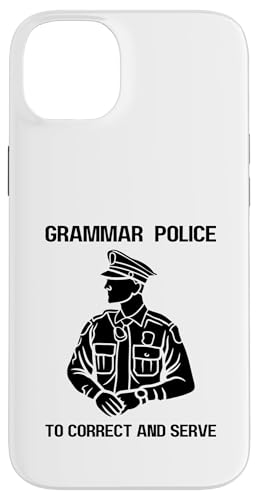 Satzzeichen Polizei I To Correct and Serve | Grammar Humor Hülle für iPhone 14 Plus Satzzeichen Polizei I To Correct and Serve | Grammar Humor Hülle für iPhone 14 Plus von The Mildly Legendary & Half-Decent Co.