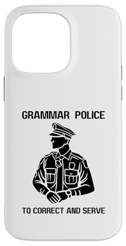 Satzzeichen Polizei I To Correct and Serve | Grammar Humor Hülle für iPhone 14 Pro Max Satzzeichen Polizei I To Correct and Serve | Grammar Humor Hülle für iPhone 14 Pro Max von The Mildly Legendary & Half-Decent Co.