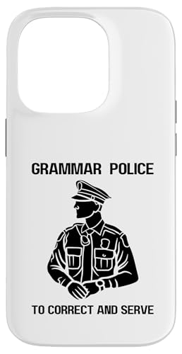 Satzzeichen Polizei I To Correct and Serve | Grammar Humor Hülle für iPhone 14 Pro Satzzeichen Polizei I To Correct and Serve | Grammar Humor Hülle für iPhone 14 Pro von The Mildly Legendary & Half-Decent Co.