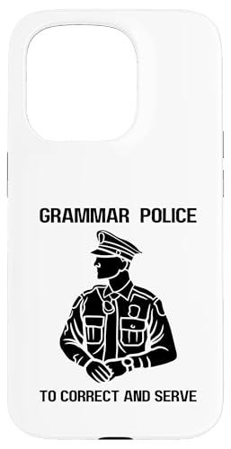 Satzzeichen Polizei I To Correct and Serve | Grammar Humor Hülle für iPhone 15 Pro Satzzeichen Polizei I To Correct and Serve | Grammar Humor Hülle für iPhone 15 Pro von The Mildly Legendary & Half-Decent Co.