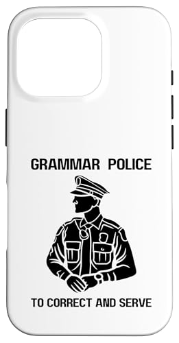 Satzzeichen Polizei I To Correct and Serve | Grammar Humor Hülle für iPhone 16 Pro Satzzeichen Polizei I To Correct and Serve | Grammar Humor Hülle für iPhone 16 Pro von The Mildly Legendary & Half-Decent Co.