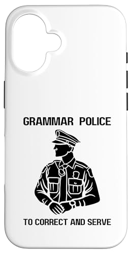 Satzzeichen Polizei I To Correct and Serve | Grammar Humor Hülle für iPhone 16 Satzzeichen Polizei I To Correct and Serve | Grammar Humor Hülle für iPhone 16 von The Mildly Legendary & Half-Decent Co.