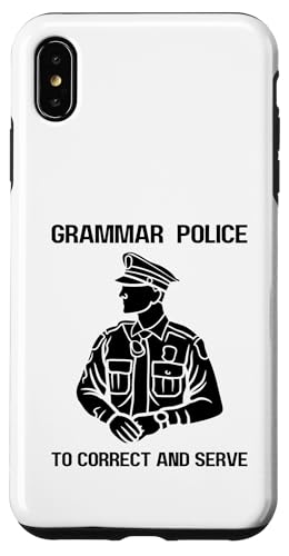 Satzzeichen Polizei I To Correct and Serve | Grammar Humor Hülle für iPhone XS Max Satzzeichen Polizei I To Correct and Serve | Grammar Humor Hülle für iPhone XS Max von The Mildly Legendary & Half-Decent Co.