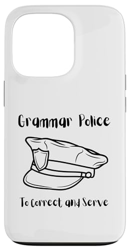 To Correct and Serve | Grammar Humor Satzzeichen Polizei Hülle für iPhone 13 Pro To Correct and Serve | Grammar Humor Satzzeichen Polizei Hülle für iPhone 13 Pro von The Mildly Legendary & Half-Decent Co.