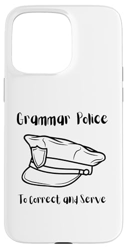 To Correct and Serve | Grammar Humor Satzzeichen Polizei Hülle für iPhone 15 Pro Max To Correct and Serve | Grammar Humor Satzzeichen Polizei Hülle für iPhone 15 Pro Max von The Mildly Legendary & Half-Decent Co.