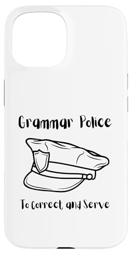 To Correct and Serve | Grammar Humor Satzzeichen Polizei Hülle für iPhone 15 To Correct and Serve | Grammar Humor Satzzeichen Polizei Hülle für iPhone 15 von The Mildly Legendary & Half-Decent Co.