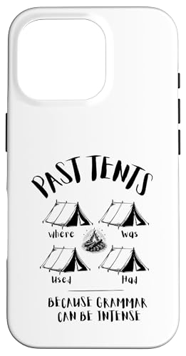 Vergangene Zelte Witz | Lustiges Camping Dad Grammatik Design Hülle für iPhone 16 Pro von The Mildly Legendary & Half-Decent Co.