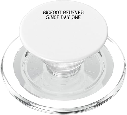 Bigfoot Believer seit dem ersten Tag Retro-Sasquatch Cryptid PopSockets PopGrip für MagSafe von The Mythical Motion Co.