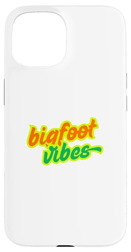 Bigfoot Vibes – Retro Cryptid Graphic Groovy Sasquatch Hülle für iPhone 15 von The Mythical Motion Co.