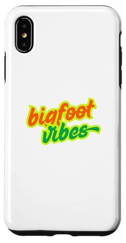 Bigfoot Vibes – Retro Cryptid Graphic Groovy Sasquatch Hülle für iPhone XS Max von The Mythical Motion Co.