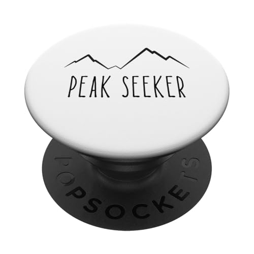 Peak Seeker - Alleinwandern - Solitude Climbers Explorers PopSockets Klebender PopGrip Peak Seeker - Alleinwandern - Solitude Climbers Explorers PopSockets Klebender PopGrip von The Mythical Motion Co.