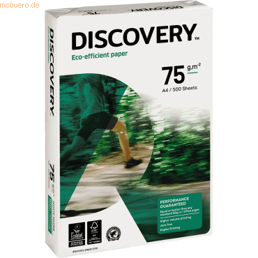 The Navigator Company Discovery Kopierpapier 834270A75S DIN A4 75g/qm von The Navigator Company