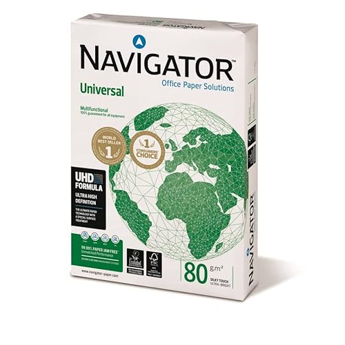 Navigator Universal Premium Office Papier, A4, 80 g, 30 Blatt à 500 Blatt von The Navigator company