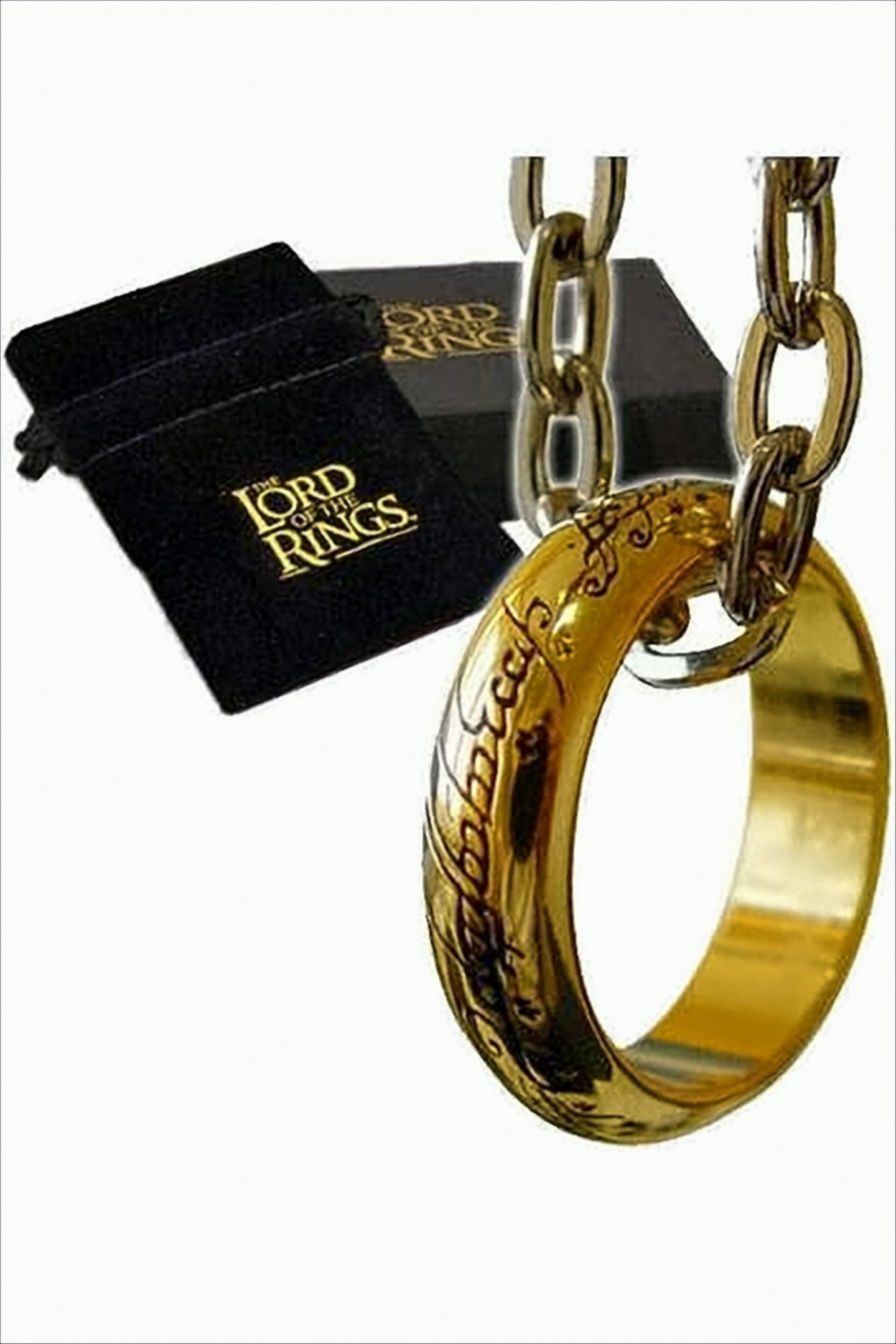 Herr der Ringe Ring Der Eine Ring (vergoldet) von The Noble Collection