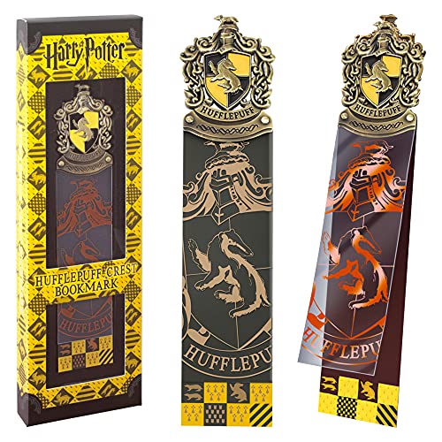 The Noble Collection Hufflepuff Wappen Lesezeichen von The Noble Collection