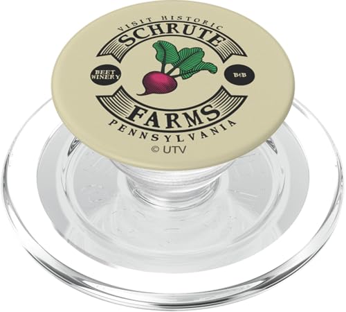 The Office Farbiger Schrute Farms Holzschnitt PopSockets PopGrip für MagSafe The Office Farbiger Schrute Farms Holzschnitt PopSockets PopGrip für MagSafe von The Office