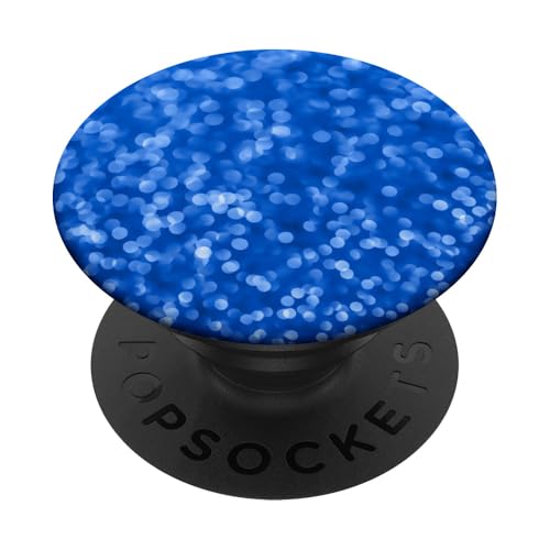 Bokeh-Muster in Blau PopSockets Klebender PopGrip Bokeh-Muster in Blau PopSockets Klebender PopGrip von The Patterns Store