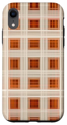 Dunkelrotes Quadratmuster Hülle für iPhone XR Dunkelrotes Quadratmuster Hülle für iPhone XR von The Patterns Store