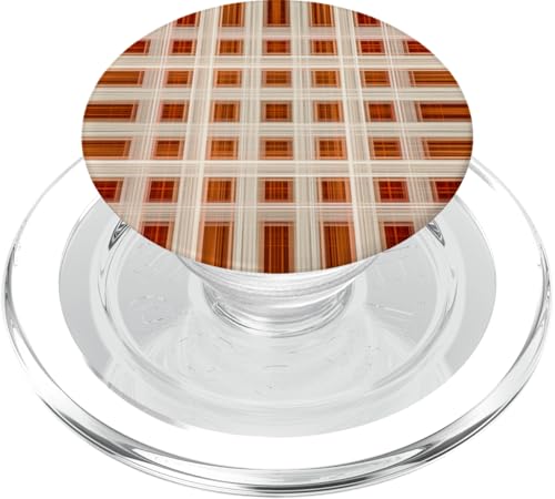 Dunkelrotes Quadratmuster PopSockets PopGrip für MagSafe Dunkelrotes Quadratmuster PopSockets PopGrip für MagSafe von The Patterns Store