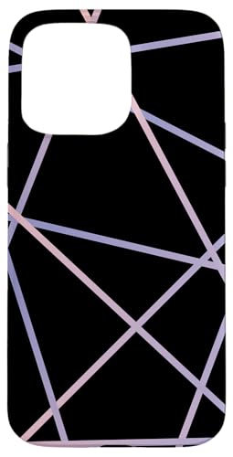 Geometrisches Streifenmuster, rosa und lila Hülle für iPhone 15 Pro Max Geometrisches Streifenmuster, rosa und lila Hülle für iPhone 15 Pro Max von The Patterns Store