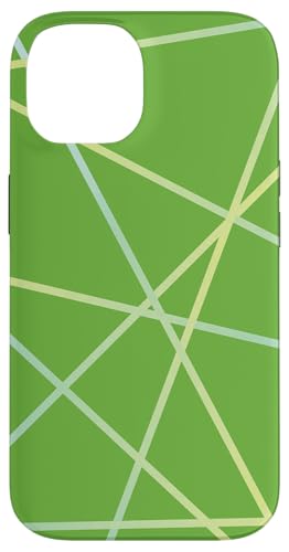 Geometrisches Streifenmuster in Grün und Blau Hülle für iPhone 14 Geometrisches Streifenmuster in Grün und Blau Hülle für iPhone 14 von The Patterns Store