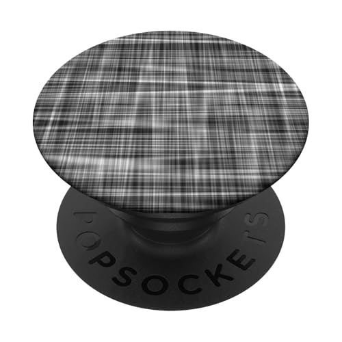 Graues und graues modernes Muster PopSockets Klebender PopGrip Graues und graues modernes Muster PopSockets Klebender PopGrip von The Patterns Store