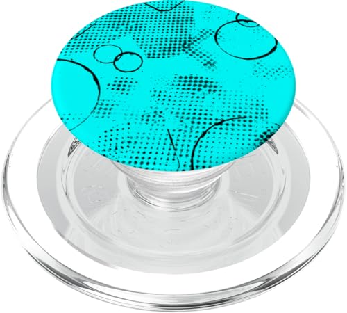 Grungy Türkis Muster PopSockets PopGrip für MagSafe Grungy Türkis Muster PopSockets PopGrip für MagSafe von The Patterns Store