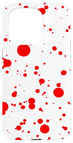 Rote Spritzfarbe Hülle für iPhone 15 Pro von The Patterns Store