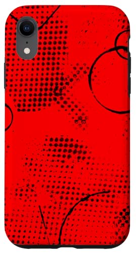Rotes und schwarzes Muster Hülle für iPhone XR Rotes und schwarzes Muster Hülle für iPhone XR von The Patterns Store