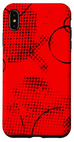 Rotes und schwarzes Muster Hülle für iPhone XS Max Rotes und schwarzes Muster Hülle für iPhone XS Max von The Patterns Store