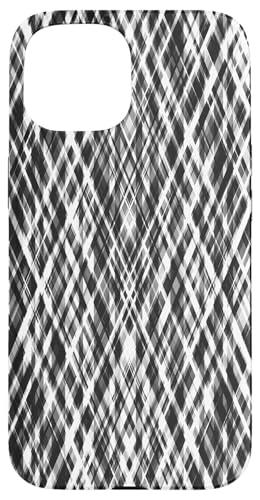 Schwarz-weißes Kreuzmuster Hülle für iPhone 15 Schwarz-weißes Kreuzmuster Hülle für iPhone 15 von The Patterns Store