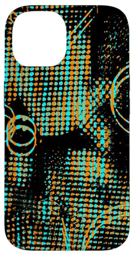 Türkis und Orange Moize Muster Hülle für iPhone 14 Türkis und Orange Moize Muster Hülle für iPhone 14 von The Patterns Store