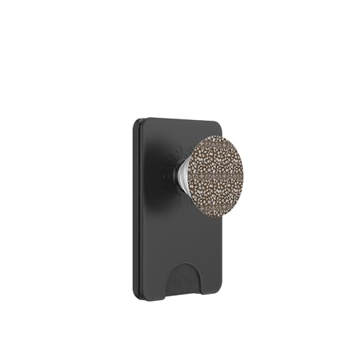 Vintage-Retro-Stil, florales Design in Braun PopSockets PopWallet für MagSafe Vintage-Retro-Stil, florales Design in Braun PopSockets PopWallet für MagSafe von The Patterns Store
