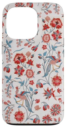 Vintage rote Blumen und Vögel Tapeten-Stil Muster Hülle für iPhone 13 Pro Vintage rote Blumen und Vögel Tapeten-Stil Muster Hülle für iPhone 13 Pro von The Patterns Store