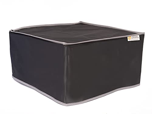 The Perfect Dust Cover LLC Staubschutz, Schwarz Vinyl Cover Kompatibel mit Epson EcoTank ET-2850 All-in-One Supertank Drucker, Antistatisch, Wasserdicht Staubschutz von The Perfect Dust Cover LLC