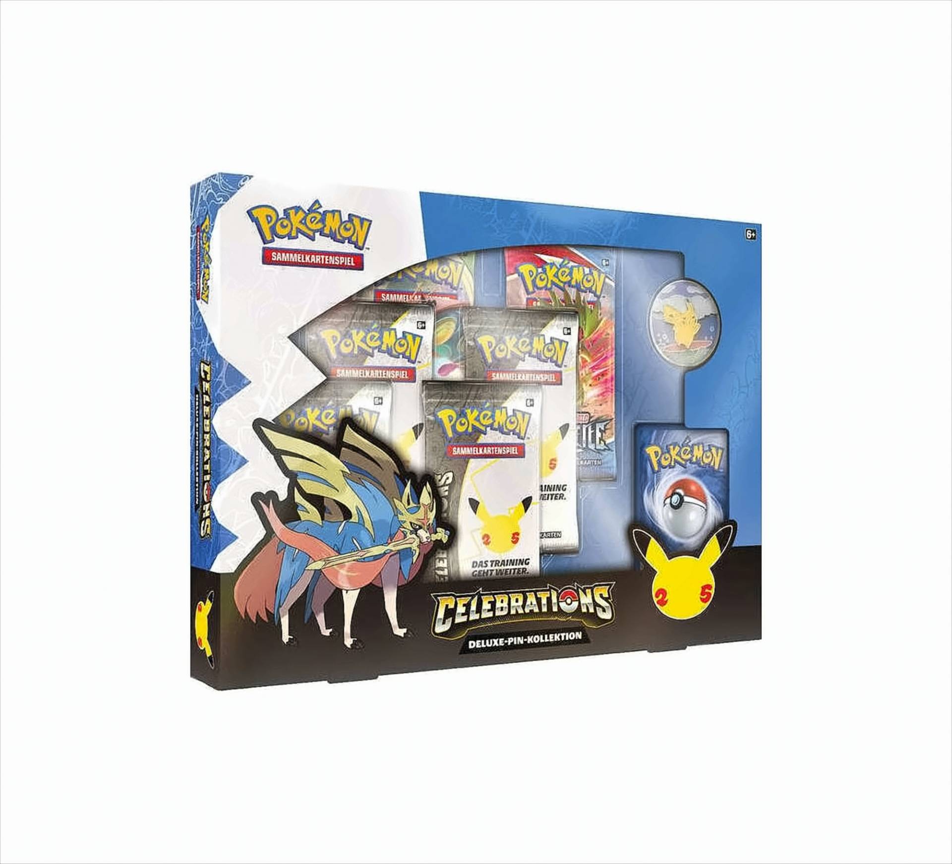 Pokemon 25th Anniversary Deluxe Pin Box Zacian X von The Pokemon Company