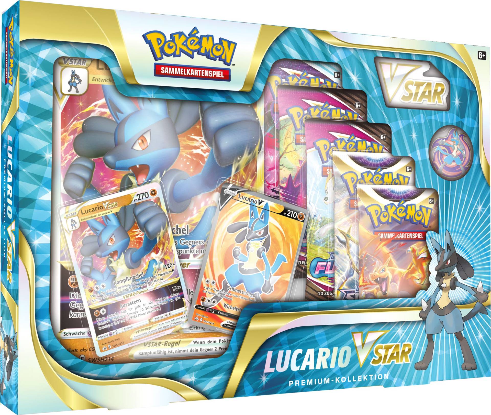 Pokemon Lucario V-Star Premium-Kollektion von The Pokemon Company